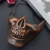 masques d'halloween demi modules, décor de cosplay, costume de chambre pour homme, demon oni japonais, ix, masque facial, tim ade, anime, seton kokor