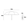 parapluie de protection solaire de luxe pour hommes, parapluie pliant rétro créatif, extérieur, coupe vent, anti uv, parapluies d'affaires, cadeaux