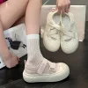 chaussures femme beige dames chaussures bout rond kawaii mignon haute sur plate forme nouveau en coton de haute qualité et prix bas qualité a