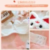 sous vêtements en peluche pour fille mignonne japonaise, soutien gorge japonais sans armatures, chaud, automne et hiver