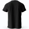 t shirt manches courtes col rond unisexe, 100 coton, imprimé chat japonais kawaii, doux et respirant, style mignon et adorable