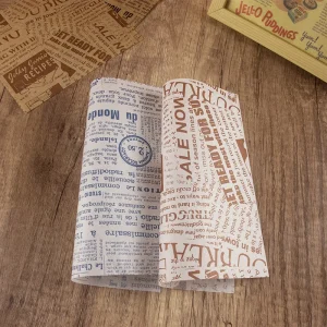 Papier d’emballage alimentaire, 100 pièces, papier prévient huile-verde, jxsandwich, hamburger, frites, outil de cuisson Papier d’emballage alimentaire, 100 pièces, papier prévient huile-verde, jxsandwich, hamburger, frites, outil de cuisson