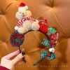 bandeaux de sauna de noël pour filles, accessoires pour cheveux d'ours, robe de vacances mignonne, équipement de sauna super mignon, bijoux en épingle à cheveux pour filles