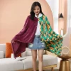 anime couverture cape kimetsu no yaiba cape hiver chaud polaire flanelle cosplay pyjamas costume à capuche noël