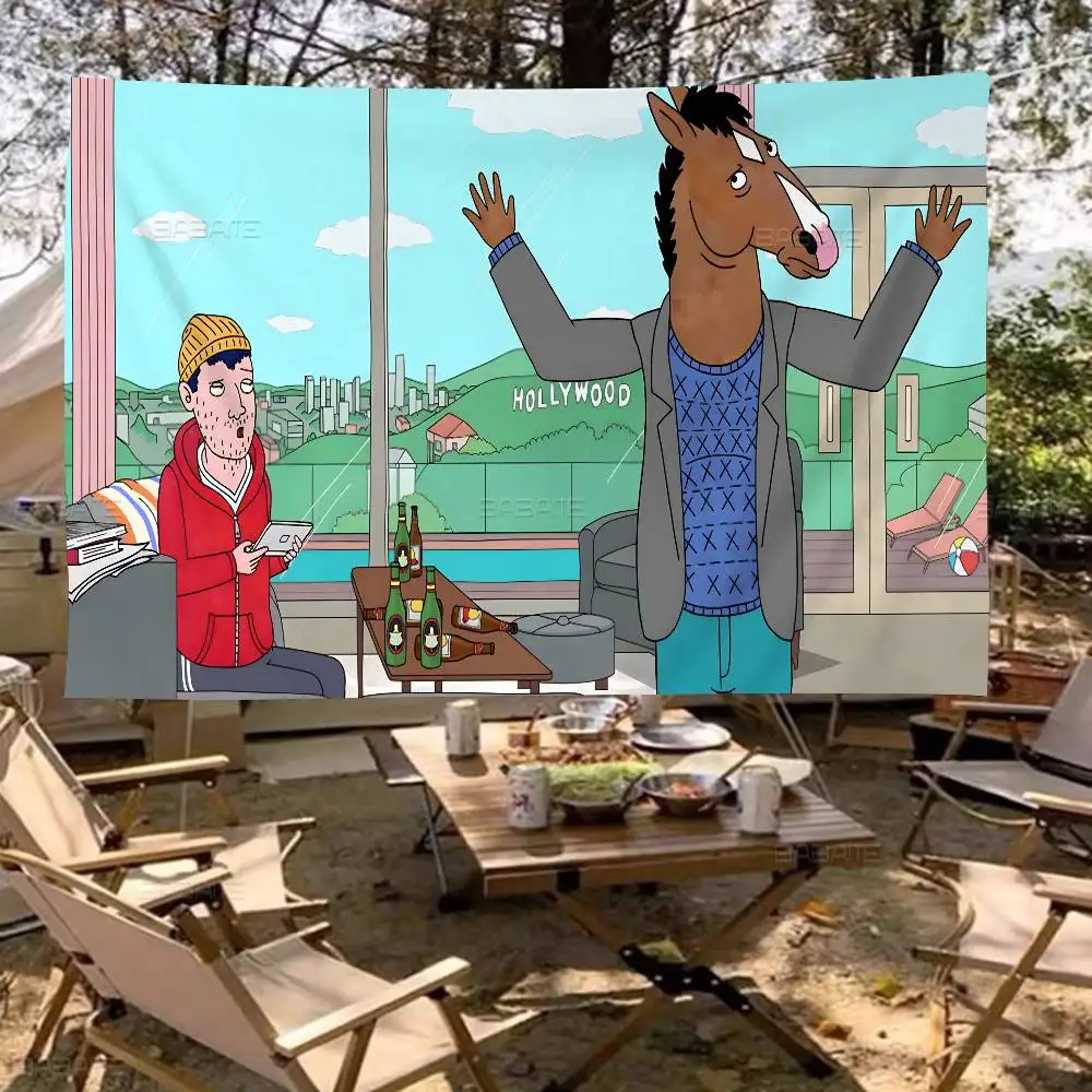 bojack horseman bannière art impression drapeau mural japonais anime tenture murale décor à la maison bojack horseman bannière art impression drapeau mural japonais anime tenture murale décor à la maison