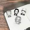 ensemble de badges de broche de dessin animé japonais, 4 pièces, oosaki nana komatsu nana terashima nobuo, bijoux de personnage de dessin animé pour accessoire de vêtements