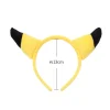 accessoires pour cheveux de dessin animé pokemon, bandeau pikachu, oreilles mignonnes, couvre chef de poupée en peluche, personnalisation de selfie