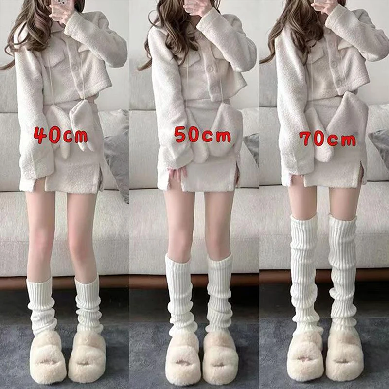 jk chaussettes tricotées style harajuku y2k doux style collège japonais printemps et automne style mi tube chaussettes empilées pour les femmes jk chaussettes tricotées style harajuku y2k doux style collège japonais printemps et automne style mi tube chaussettes empilées pour les femmes