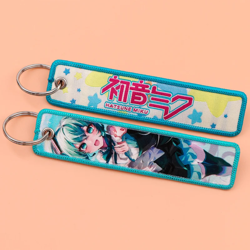 hatsune miku porte clés anime brodé porte clés motos voitures sac à dos porte clés décoration bijoux accessoires enfants cadeaux hatsune miku porte clés anime brodé porte clés motos voitures sac à dos porte clés décoration bijoux accessoires enfants cadeaux