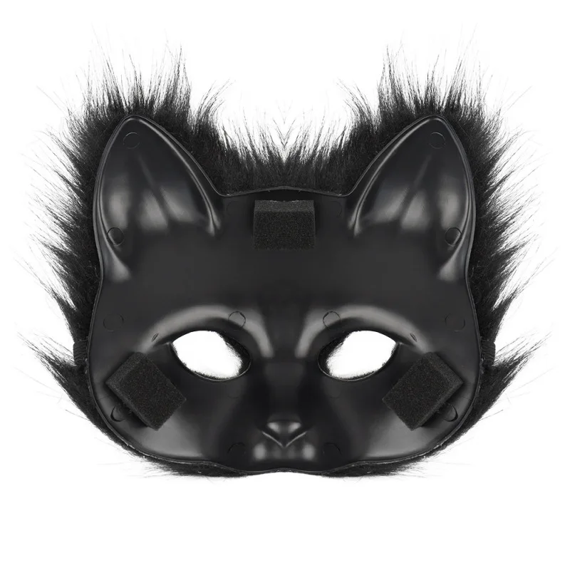 ensemble d'halloween, masque de renard, gants, queue, accessoires de cosplay ensemble d'halloween, masque de renard, gants, queue, accessoires de cosplay
