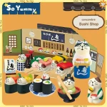 Sushi Restaurant Zakka chat Style japonais bricolage dessin animé aliments jouets Miniatures décoration de la maison bureau résine artisanat petits ornements