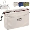 Organisateurs de rangement en toile à cordon de serrage, sac de doublure multi-poches, sac de rangement de voyage léger et Portable 1/2 pièces Organisateurs de rangement en toile à cordon de serrage, sac de doublure multi-poches, sac de rangement de voyage léger et Portable 1/2 pièces