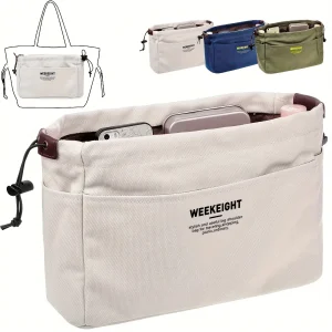 Organisateurs de rangement en toile à cordon de serrage, sac de doublure multi-poches, sac de rangement de voyage léger et Portable 1/2 pièces Organisateurs de rangement en toile à cordon de serrage, sac de doublure multi-poches, sac de rangement de voyage léger et Portable 1/2 pièces