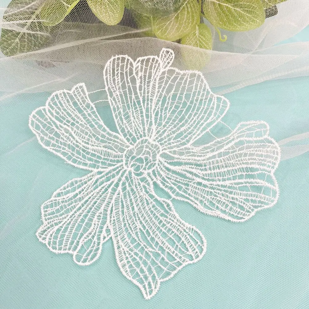 patchs de fleurs blanches pour bricolage, artisanat, couture, robe de mariée à coudre, décoration de vêtements de fête pour femmes patchs de fleurs blanches pour bricolage, artisanat, couture, robe de mariée à coudre, décoration de vêtements de fête pour femmes