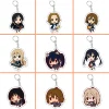 K-ON! Hirasawa Yui Akiyama Mio acrylique Anime porte-clés dessin animé porte-clés sac pièces et accessoires K-ON! Hirasawa Yui Akiyama Mio acrylique Anime porte-clés dessin animé porte-clés sac pièces et accessoires