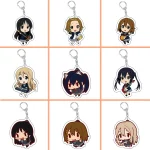 K-ON! Hirasawa Yui Akiyama Mio acrylique Anime porte-clés dessin animé porte-clés sac pièces et accessoires