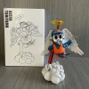 figurine de dessin animé dragon ball toriyama akira, 20cm, modèle périphérique, scène, décoration de bureau, ornements, cadeaux d'anniversaire, jouets