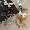 Épingle à cheveux avec nœud en acide acétique marbré de 2023cm, accessoires pour cheveux, jolie fille, frange, clip de bord, nouvelle collection 6.5