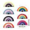 arcs en ciel pliant ventilateur coloré ventilateur lgbts gay pride fête été ventilateur de refroidissement festival de musique