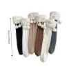 harajuku – chaussettes tube longues en laine d'agneau, bonneterie en coton et peluche, accessoires en tissu de style coréen, chaussettes à nœud pour tout petits, automne et hiver