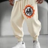 dragon ball anime hommes femmes survêtement pantalon coton ample streetwear pantalon de survêtement décontracté manchette élastique été automne hip hop pantalon