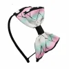 anime kochou shinobu kamado nezuko cosplay bandeau à nœud papillon bandeau pour filles coiffure accessoires de cheveux cadeaux pour les filles
