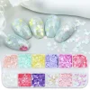 Rose Sakura fleur pétale Nail Art paillettes décorations fleurs de cerisier tranche holographique paillettes flocons floraux Kawaii ongles breloques Rose Sakura fleur pétale Nail Art paillettes décorations fleurs de cerisier tranche holographique paillettes flocons floraux Kawaii ongles breloques