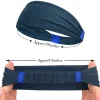 bandeaux de sport pour hommes et femmes, bandes de cheveux de yoga, de sueur, élastiques doux, extensibles, pour sport de plein air