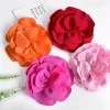 grands broches à fleurs pour femmes, robe de mariée élégante, épingles à revers en tissu coréen, badge à la mode, bijoux, accessoires cadeaux