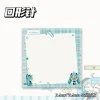 hatsune miku anime dessin animé motif notes autocollantes créatif personnalisé non collant message papier étudiant papeterie cahier cadeau