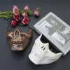 masques d'halloween demi modules, décor de cosplay, costume de chambre pour homme, demon oni japonais, ix, masque facial, tim ade, anime, seton kokor